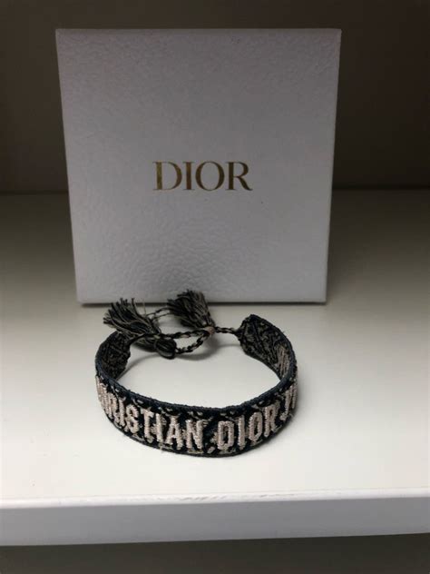 dior bracklet|christian Dior studded friendship bracelet.